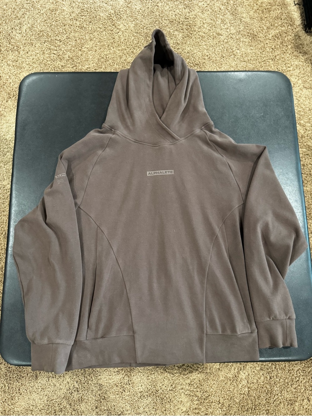 Alphalete Men’s L Identity Brown Hoodie